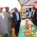 President Museveni and Etienne Salborn